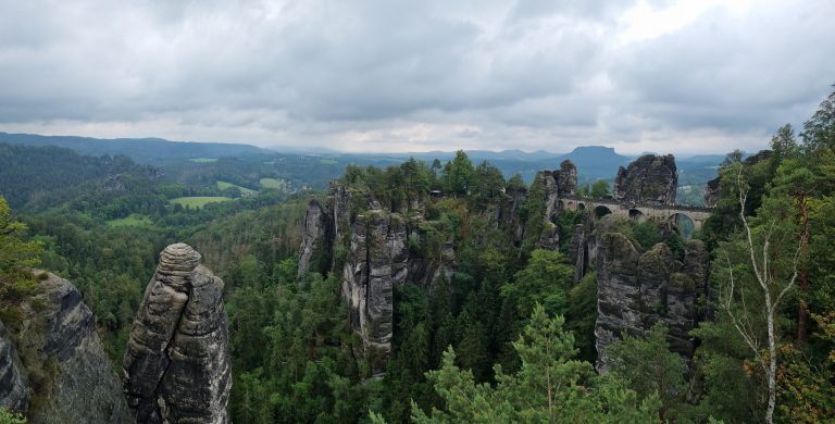Blick auf die Bastei