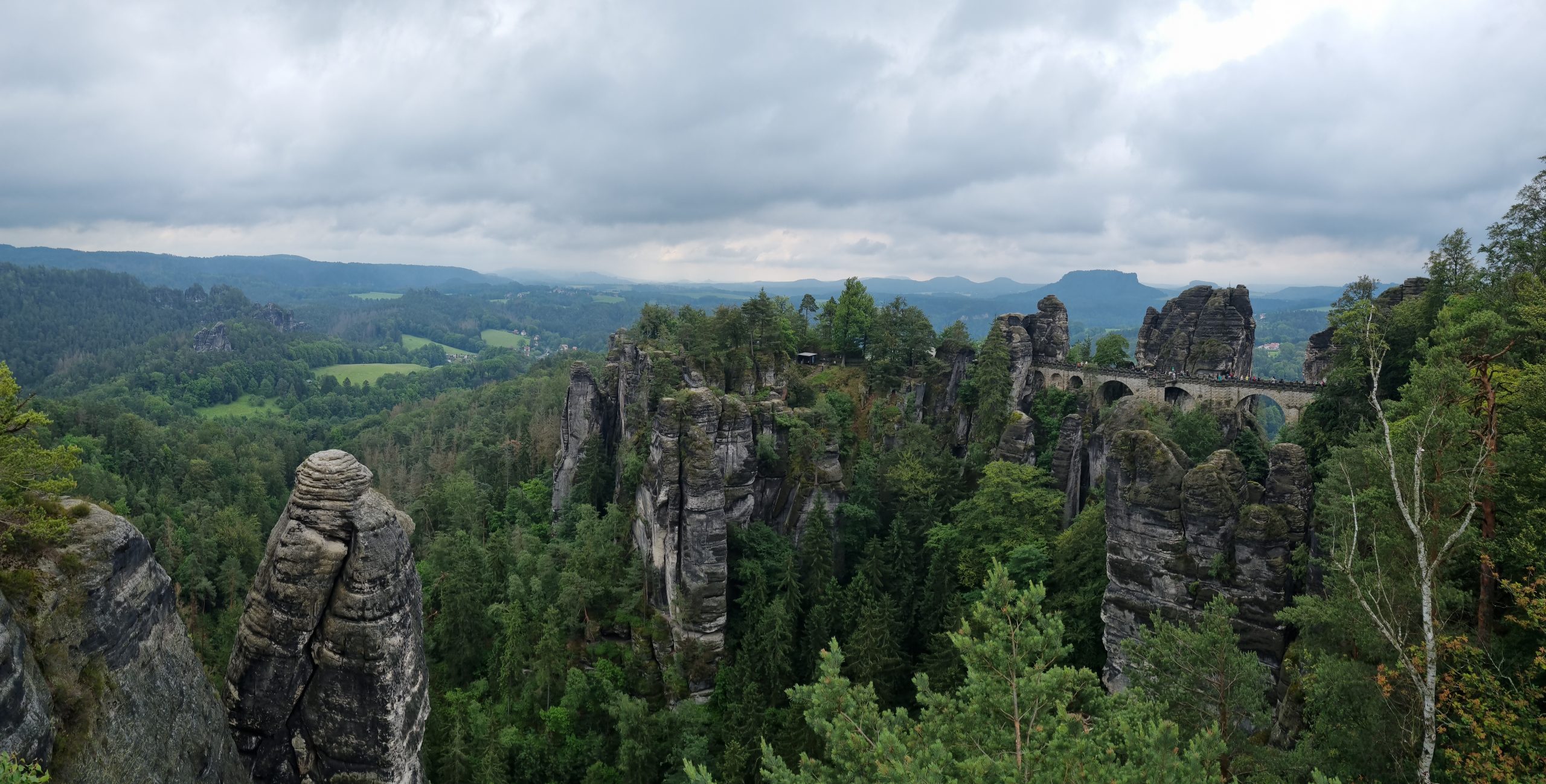 Blick auf die Bastei