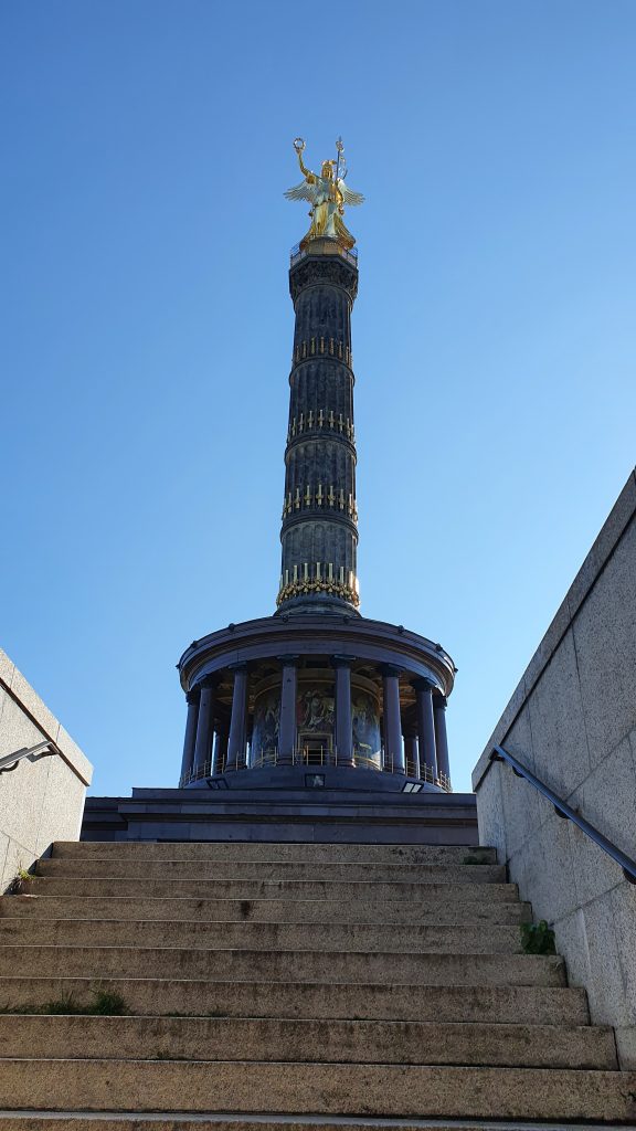 Goldelse im Tiergarten – Außenansicht bei Sonnenschein