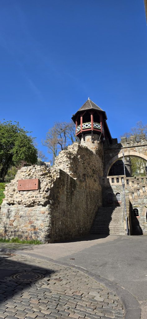 Adolfsallee mit historischen Gebäuden