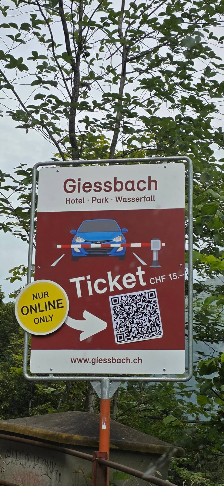Giessbachfall Schweiz Parken