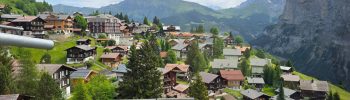 Mürren Wanderung Wasserfall Sprutz