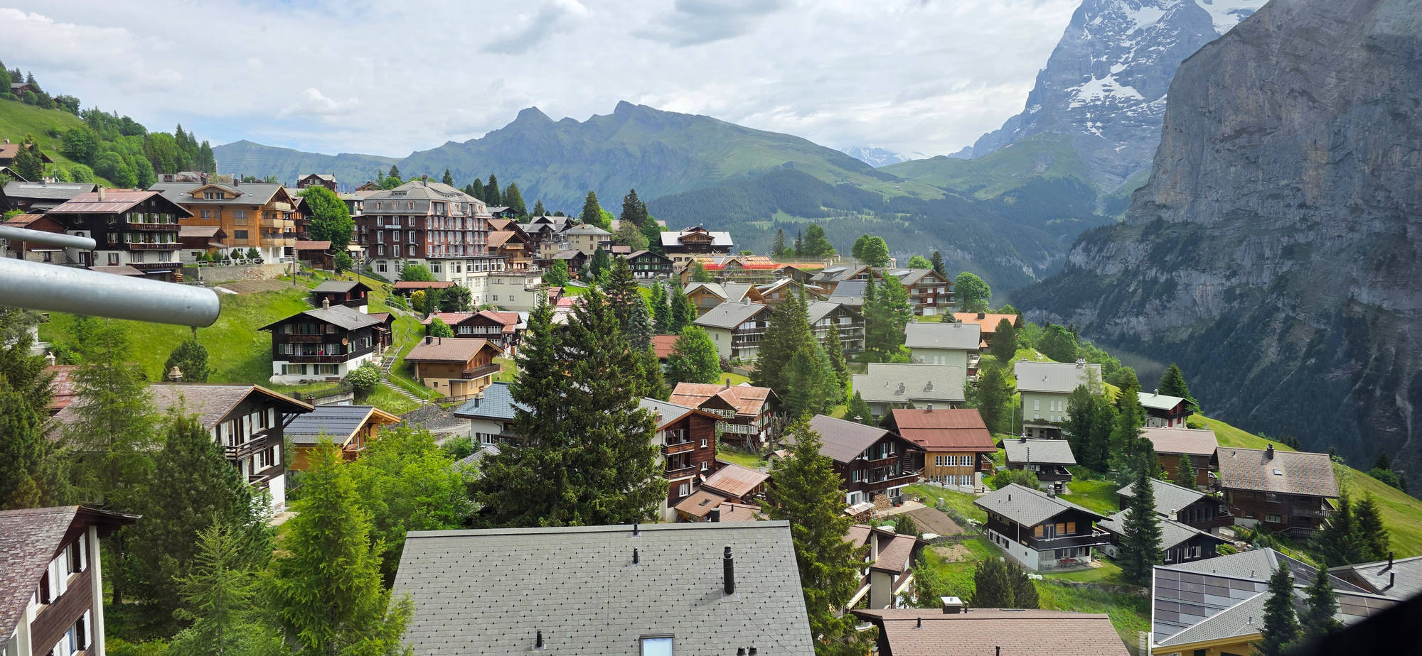 Mürren Wanderung Wasserfall Sprutz