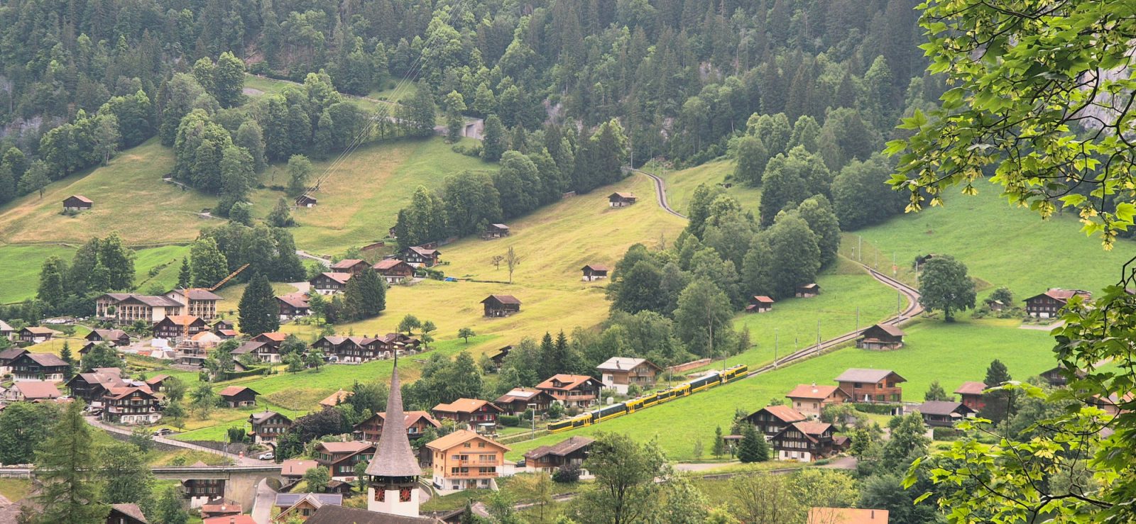 Lauterbrunnen von oben
