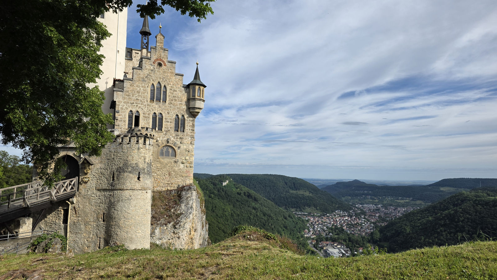 Blick auf Schloß