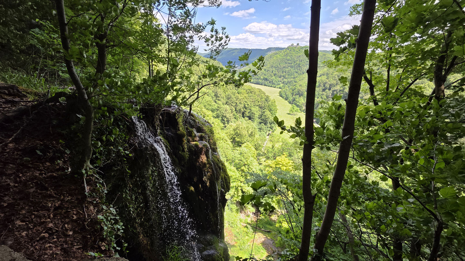 Uracher Wasserfall bei Bad Urach auf der Schwäbischen Alb