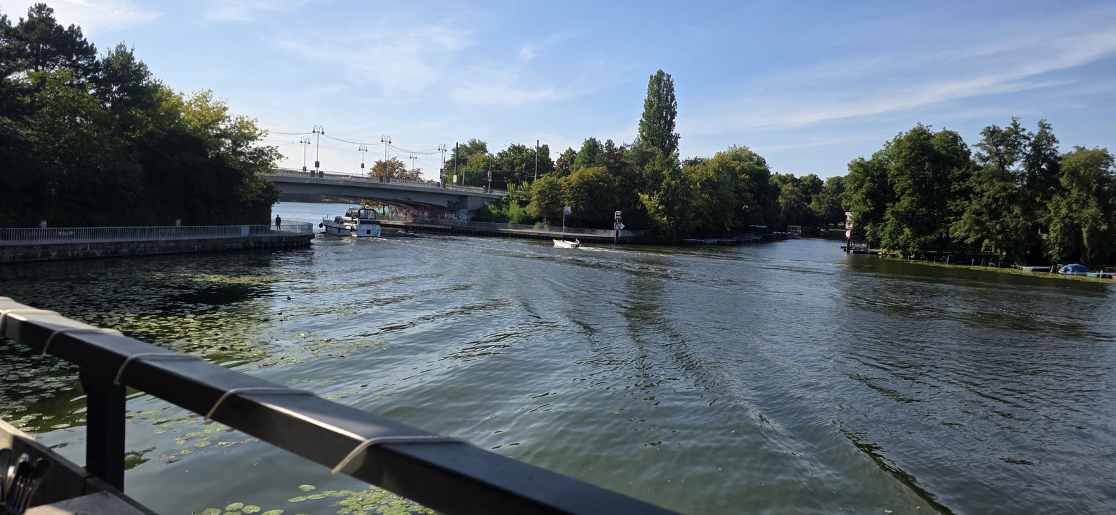 blick vom boot