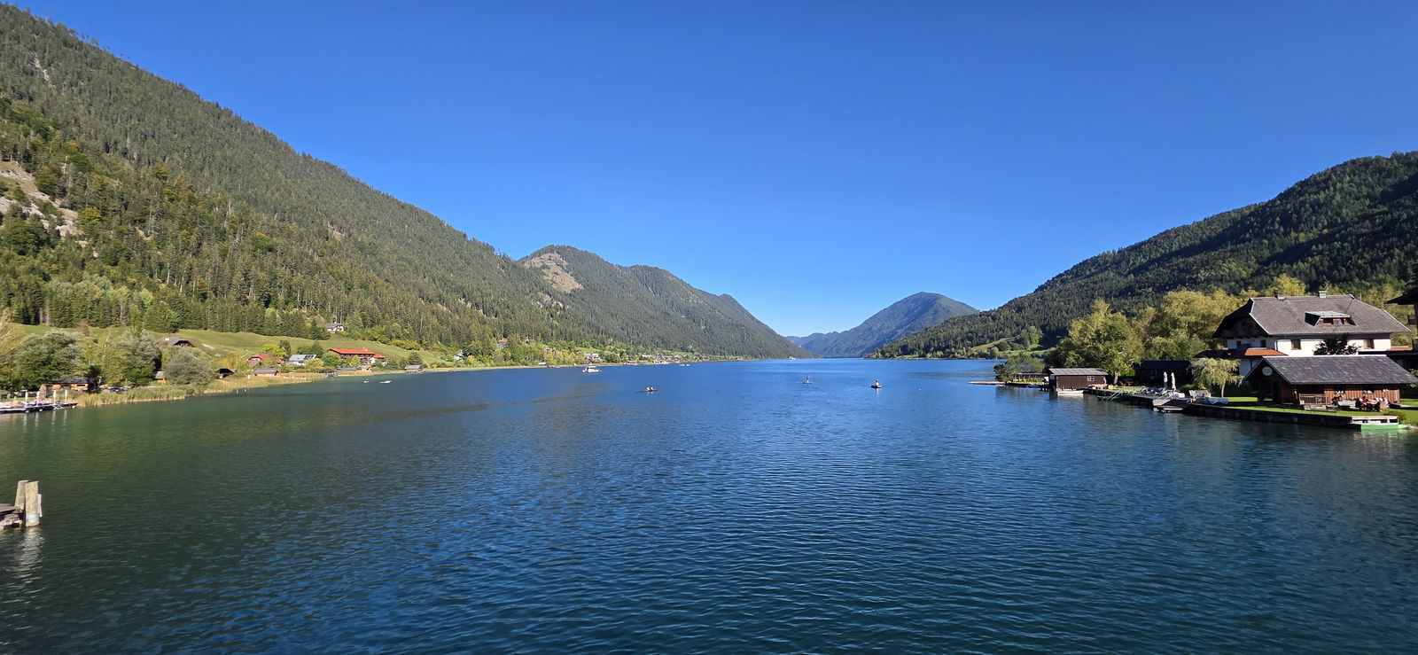 Blick auf den see